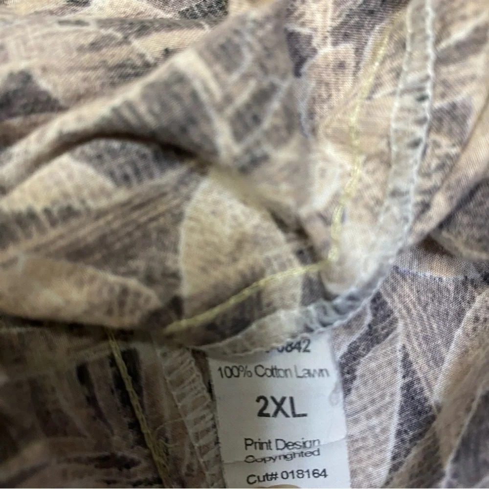 Tori Richard Men’s Button Front Shirt 2XL XXL Hawaiian 100% Cotton Lawn Vacation